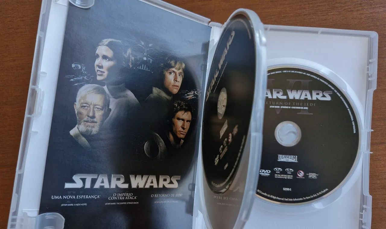 DVD Box Star Wars - Episódios IV, V e VI - CDs, DVDs etc - Chácara