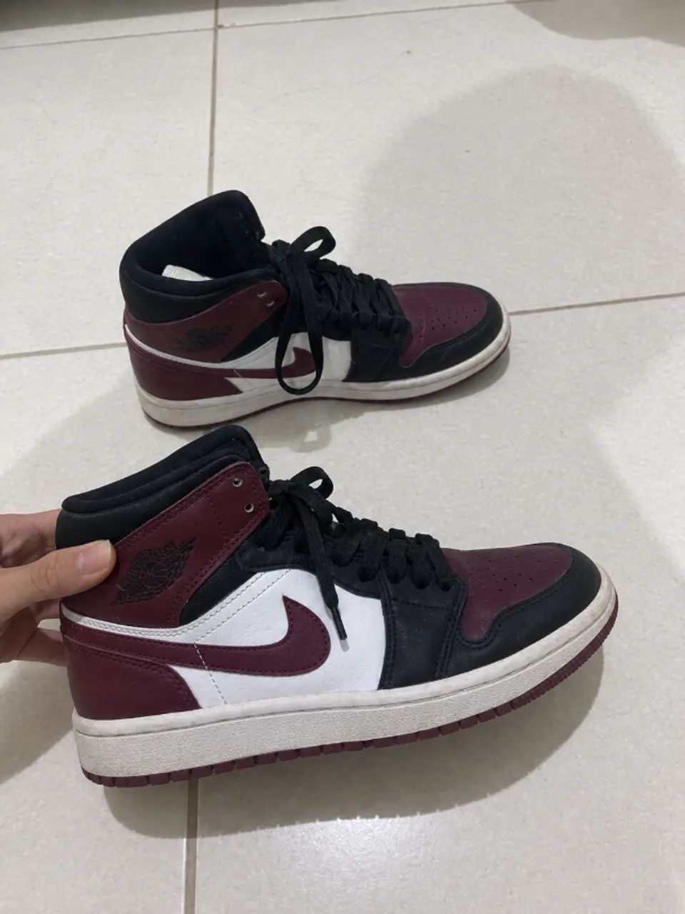 Air Jordan 1 mid dark beetroot - Foto 4