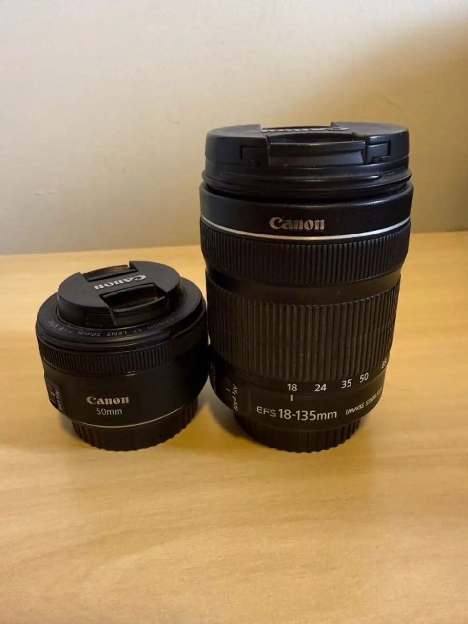 Kit Câmera Profissional Canon EOS 77D + Lentes + Microfone - Foto 4