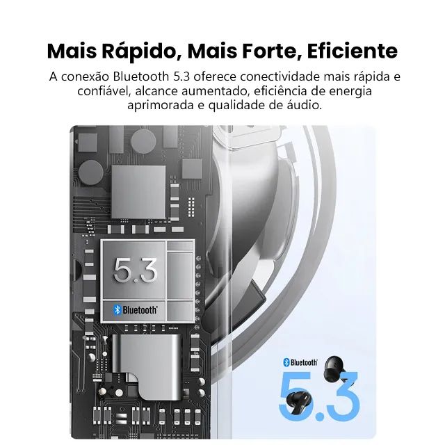 Fone Bluetoth Baseus Bowie E19 | Drivers de 12mm | 33horas | IPX5 -Entrega Grátis- - Foto 4