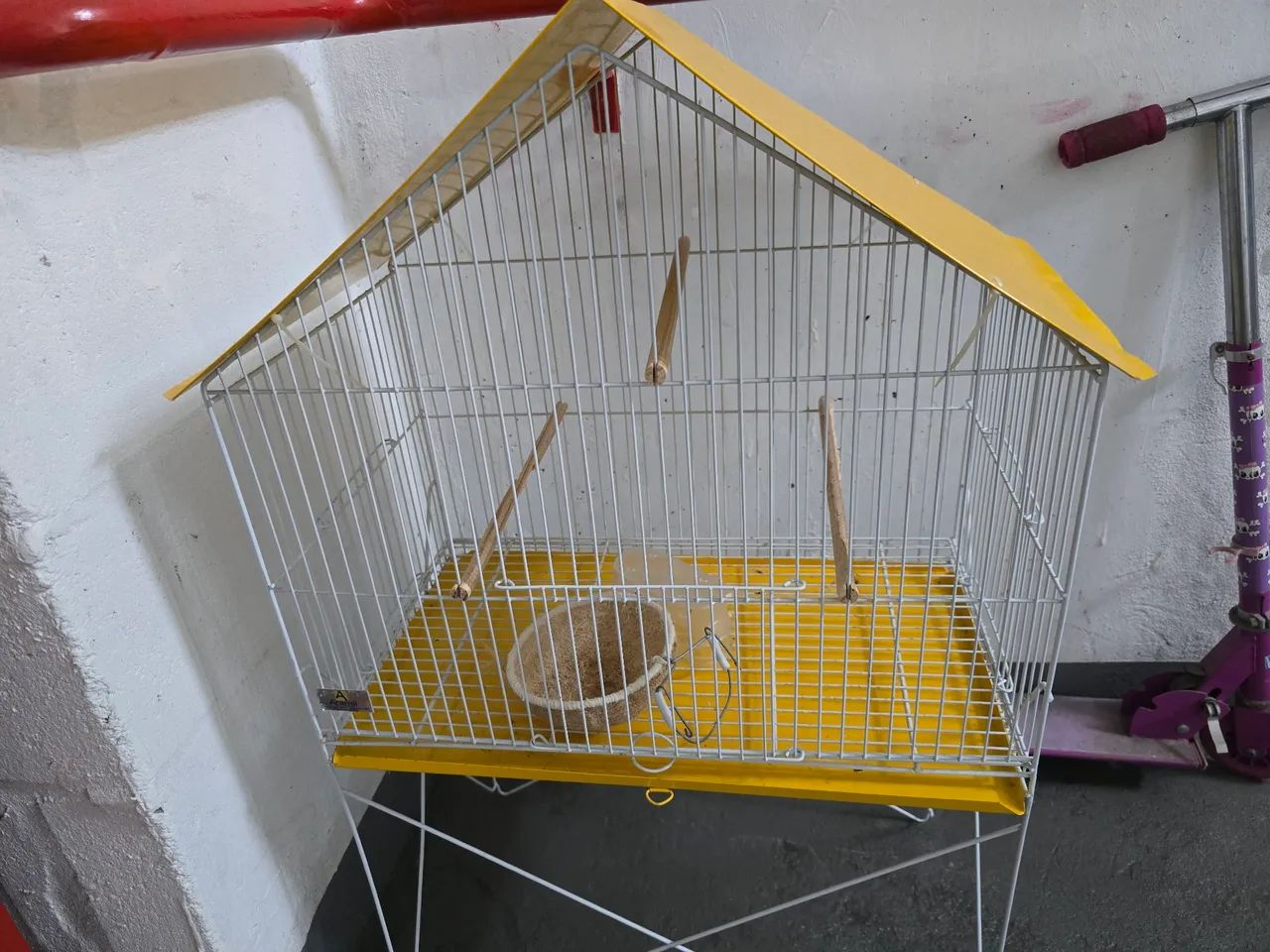 Gaiola viveiro de ferro para pássaros  - Foto 2