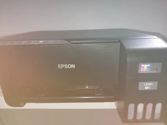 Impressora Multifuncional Epson Ecotank L3250 Wi-fi Preta - usada