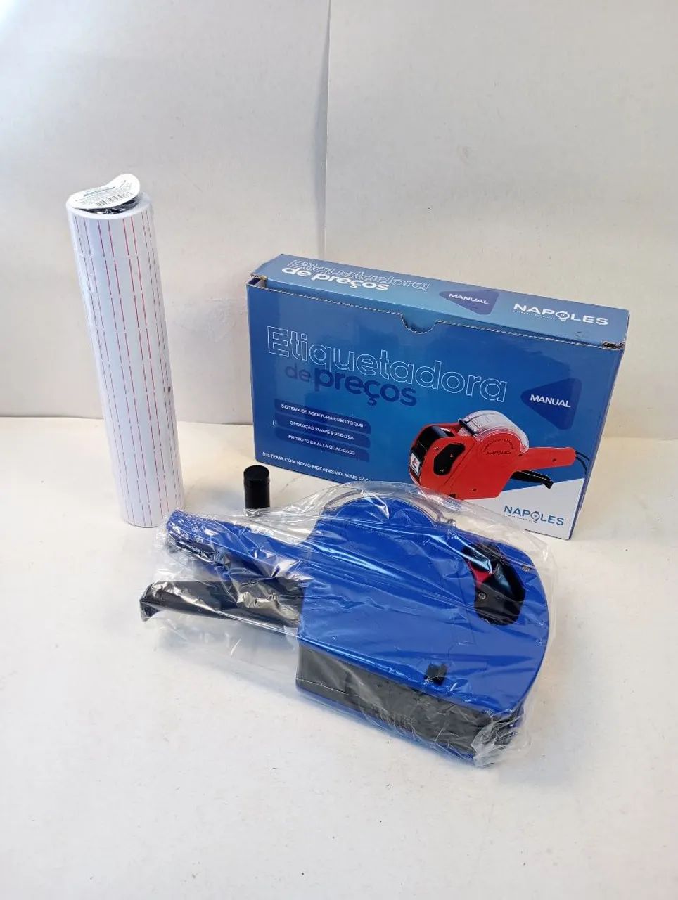 Kit Etiquetadora Manual de Preços Nápoles - Nova na Caixa - Foto 3