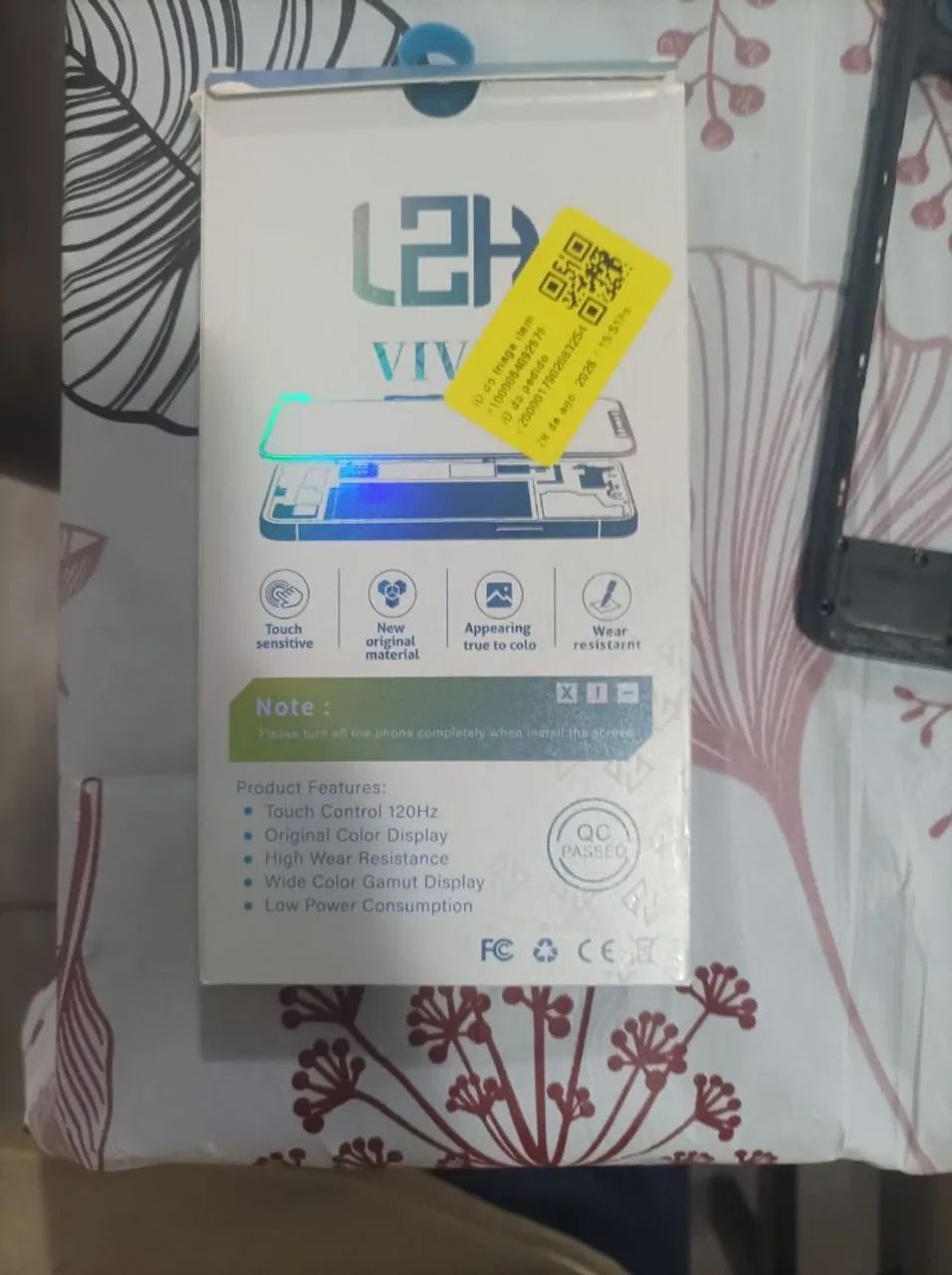 Tela Display Touch Moto E20 XT2155 Sem Aro Nova