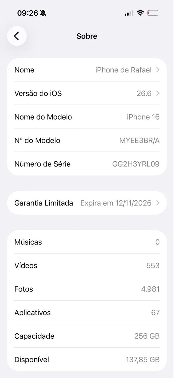 Troco iPhone 16 - 256gb garantia 11/2026 - Foto 3