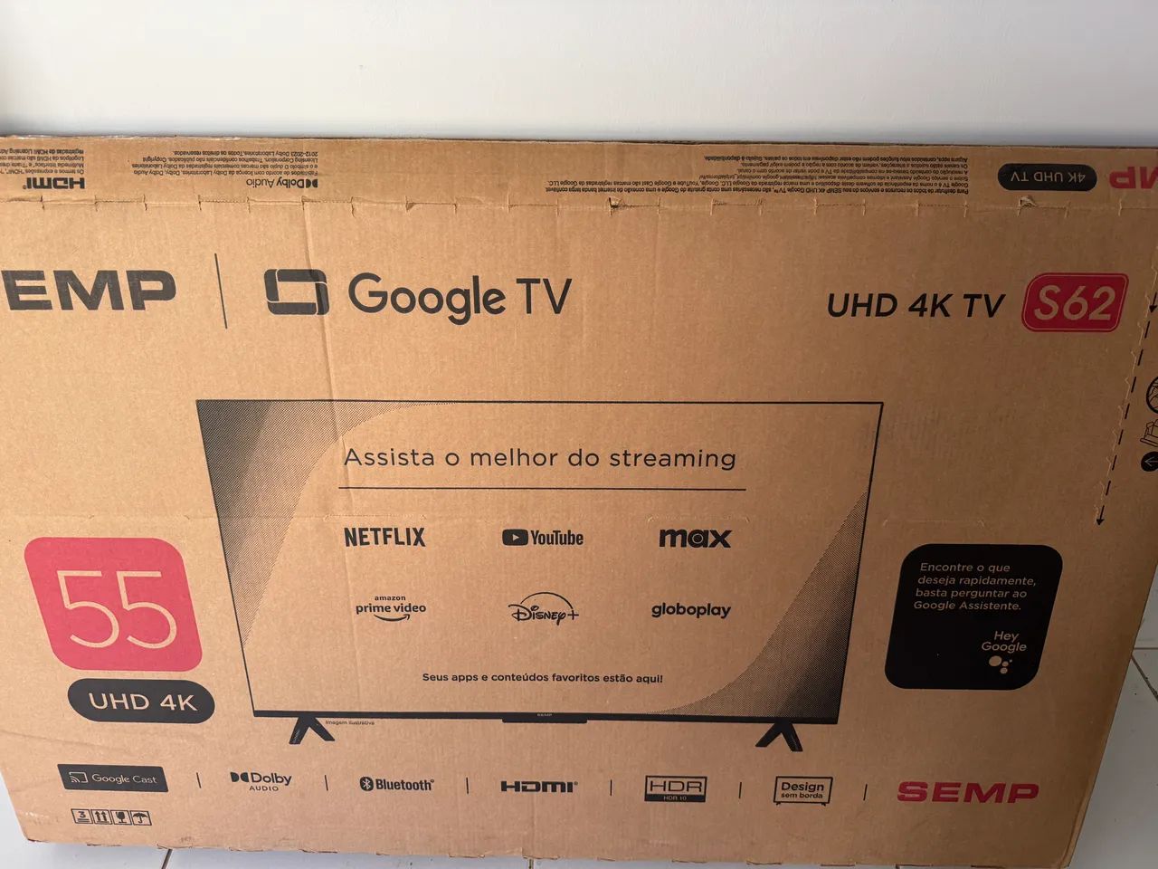 Vendo smartv 55 polegadas, seminova - Foto 2