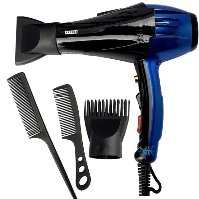 Secador de Cabelo com 2 Bicos e Pentes - R$ 134,99