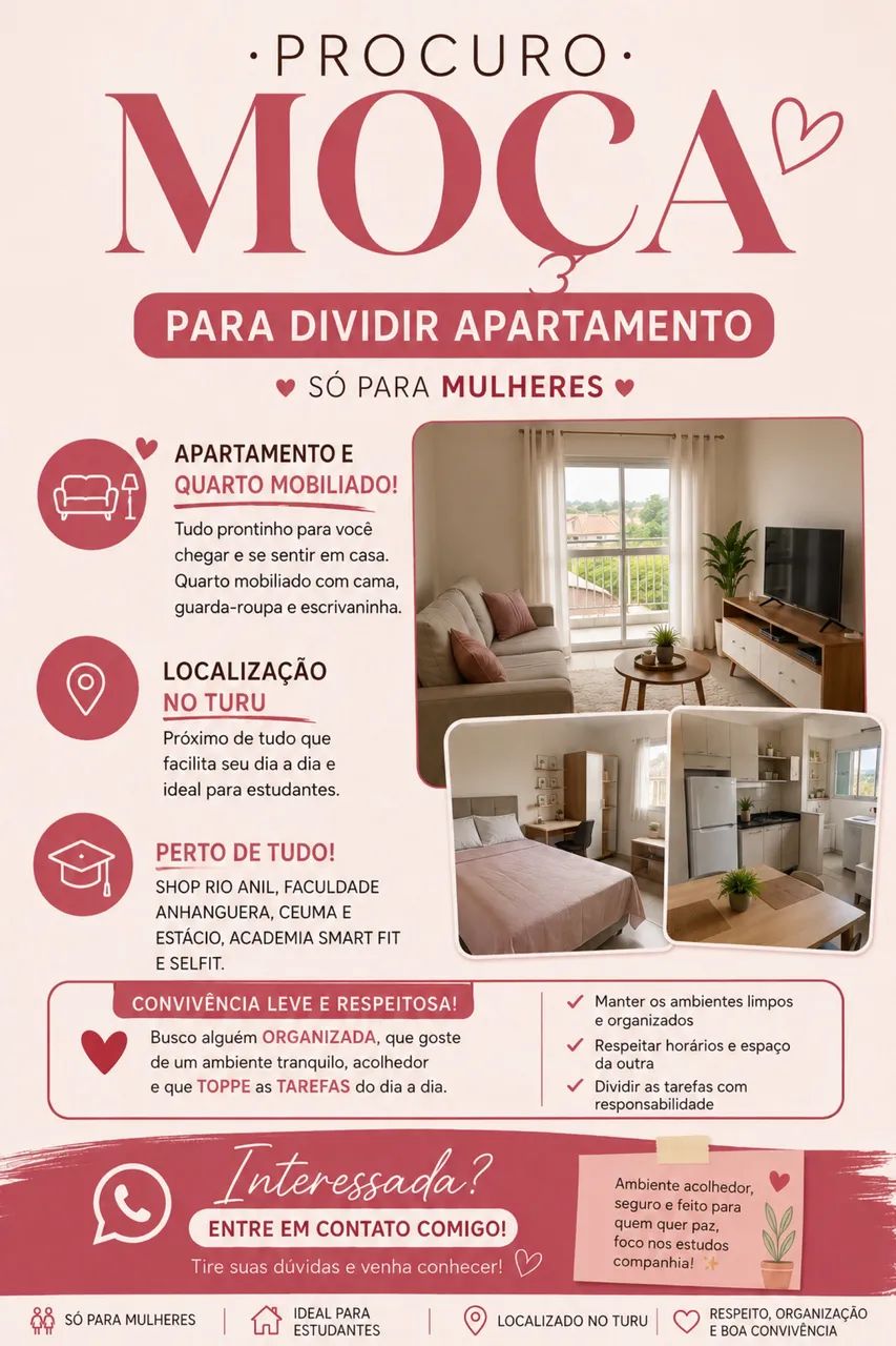 Alugo quarto suite no Turu 