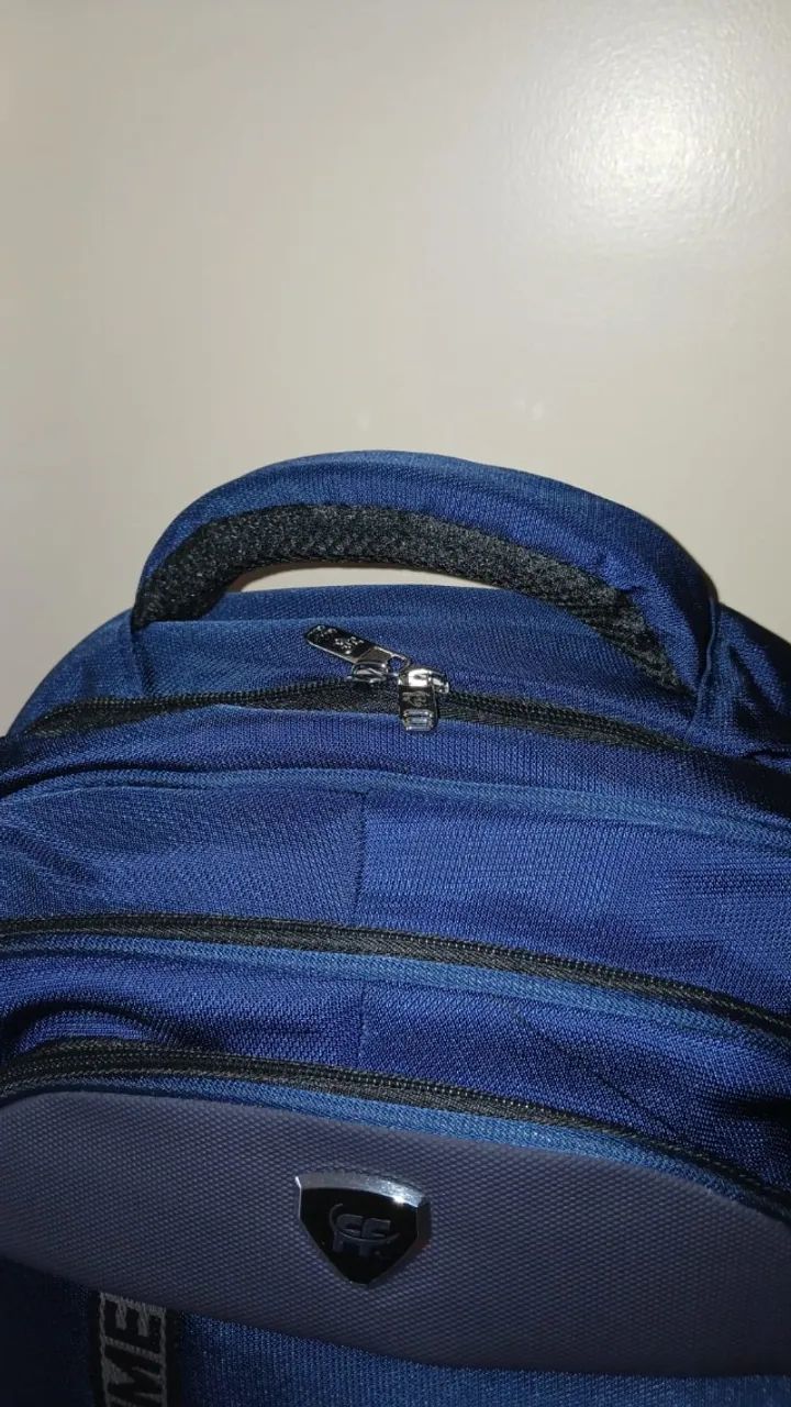 MOCHILA AZUL - NOVA E PRONTA ENTREGA - Foto 4