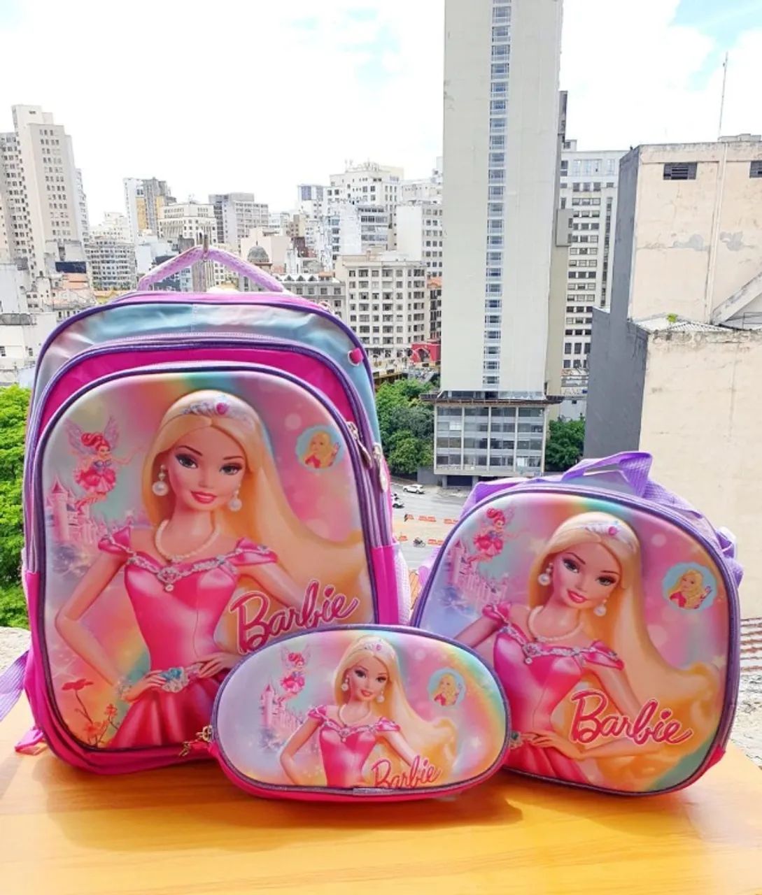 Kit mochila infantil escola  - Foto 5