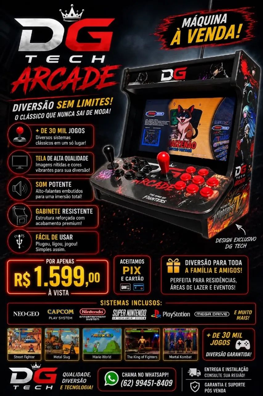 Fliperama Arcade