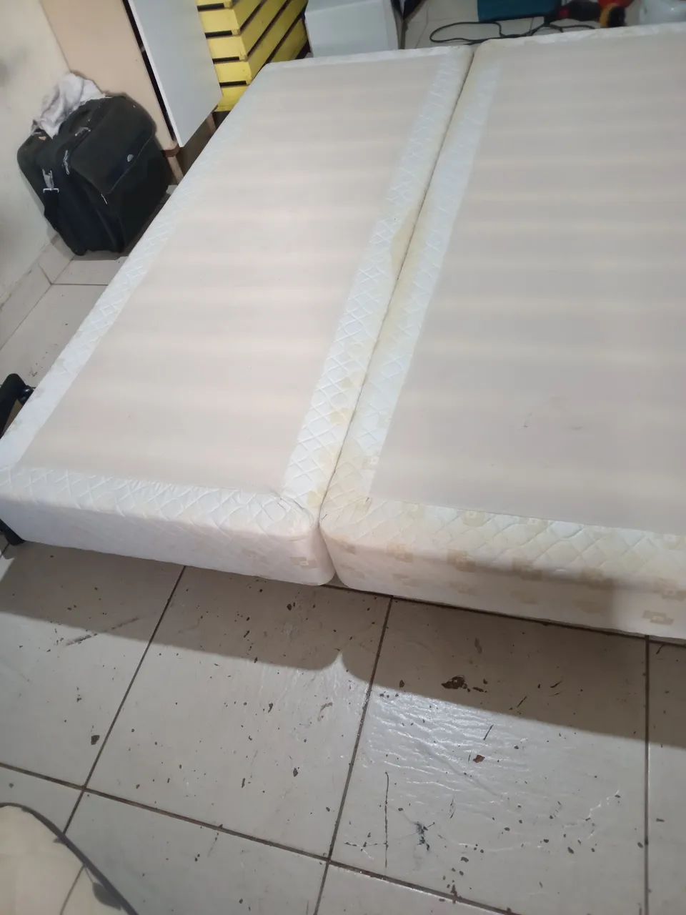 Cama box queen higienizada 158x198 base - Foto 4