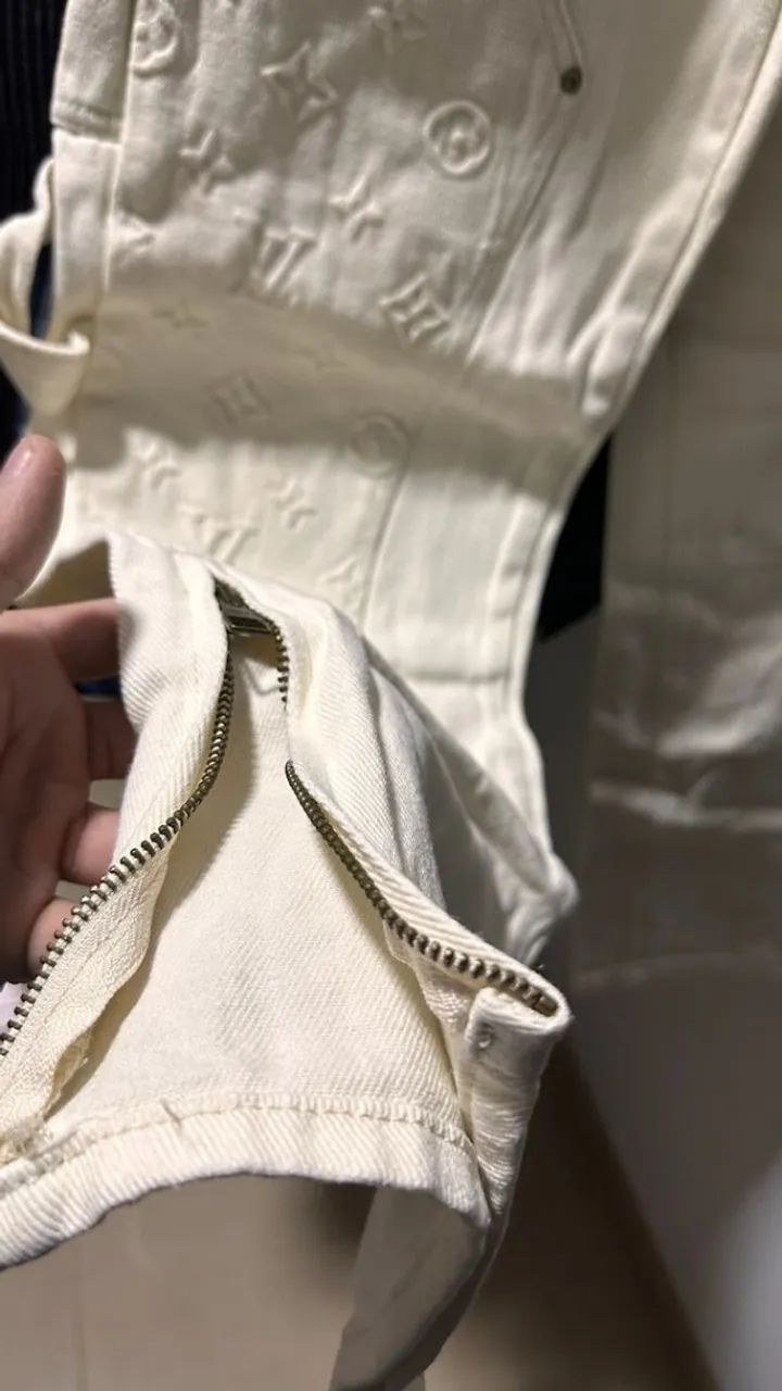 calça off white louis vuitton carpenter - Foto 3