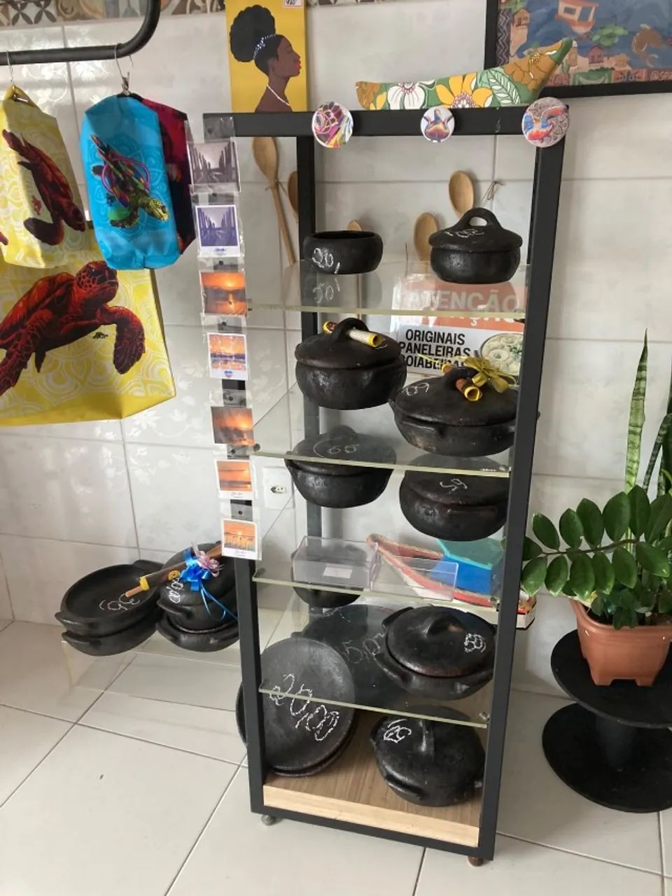 moveis em metalon e palha sintética, lindos! - Foto 3