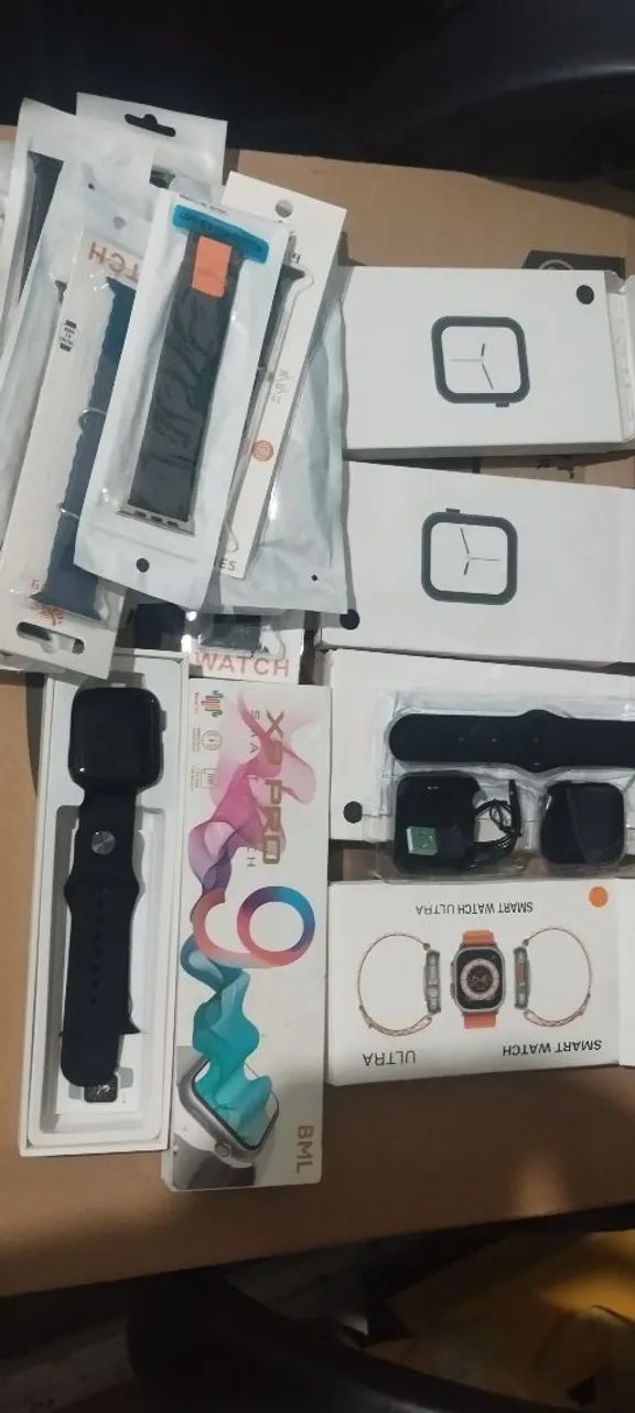 Smartwatchs + 20 pulseiras 