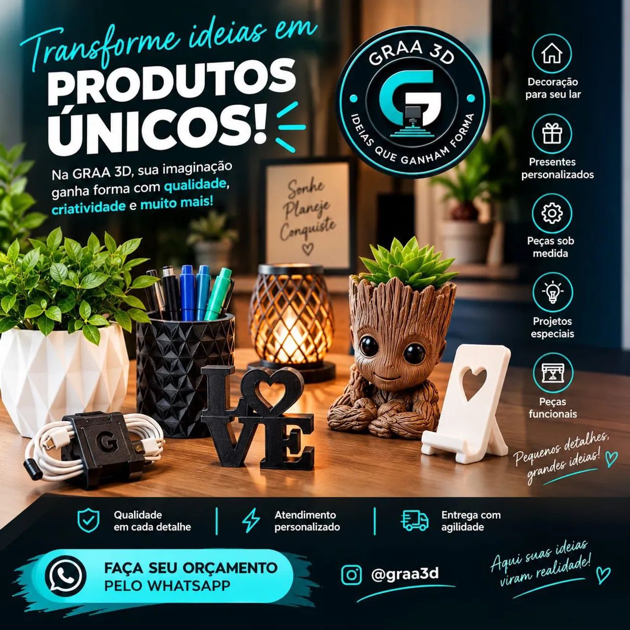 SERVIÇO DE IMPRESSÃO 3D