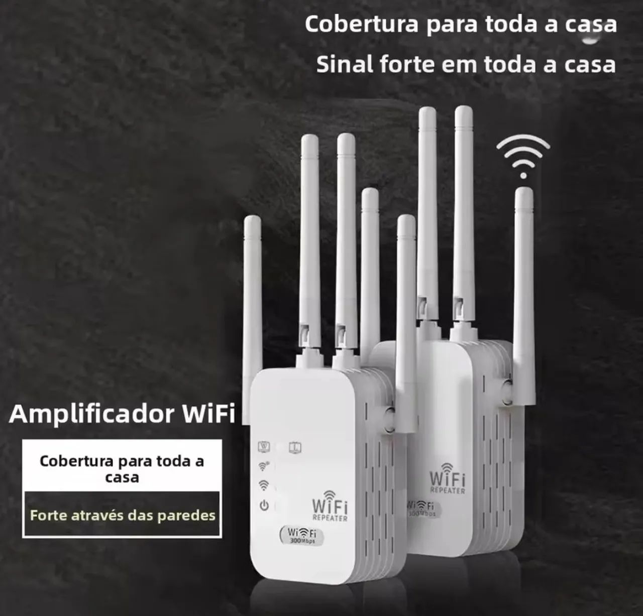 Repetidor Wi-Fi com 4 antenas - Foto 3