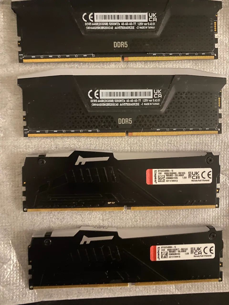 Kit memorias RAM DDR4 e DDR5  - Foto 3