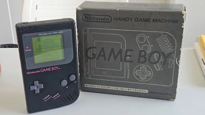 Nintendo Game Boy Original Preto Japonês DMG-S-KA + Caixa | Único