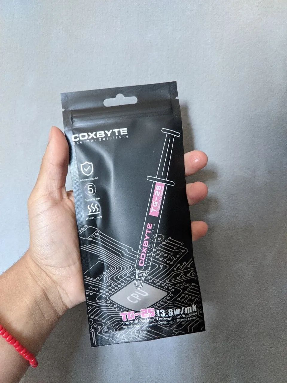 Pasta térmica Coxbyte TG-25 2g 13.8W/mK lacrada - Foto 2