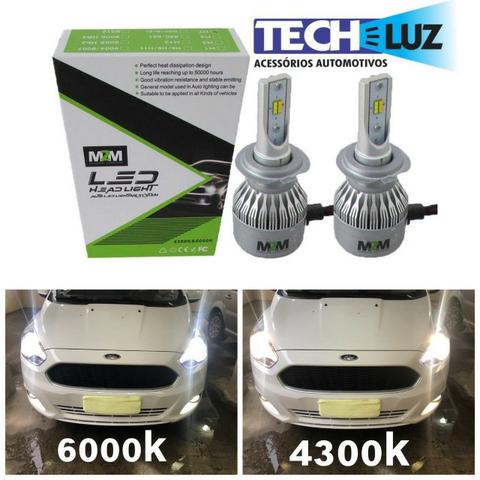 Kit Lâmpadas Ultra Super Led Duas Cores 4300k 6000k
