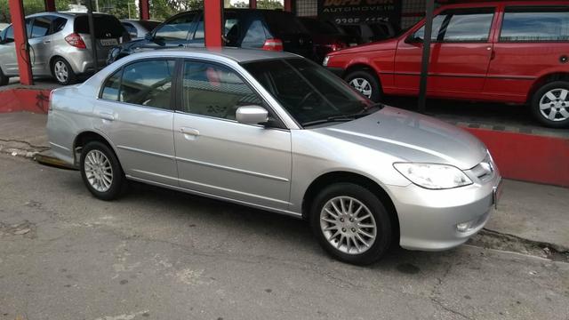 Honda Civic ex automatico 2006 + couro novinho - Foto 4