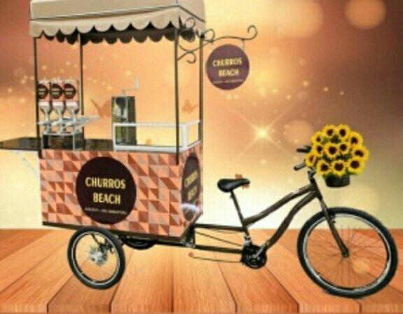 Carrinho de Pipoca Churros Food Bike - Foto 3