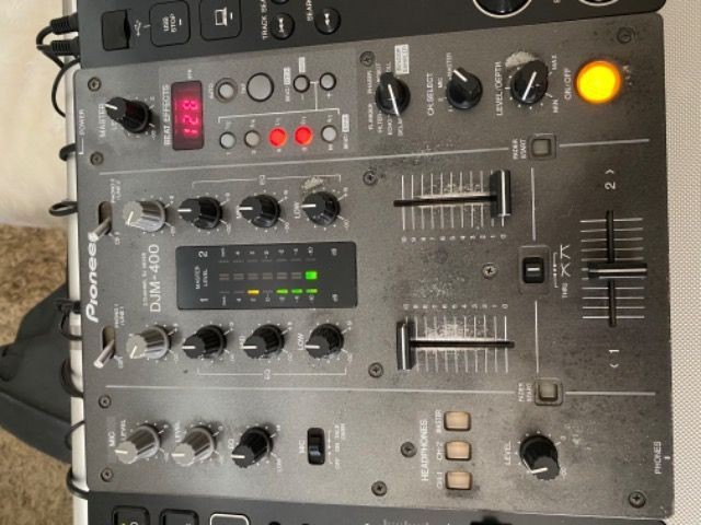 Cdj 350 pioneer mixer Djm 400 kit dj USB com caixa e manual - Foto 6