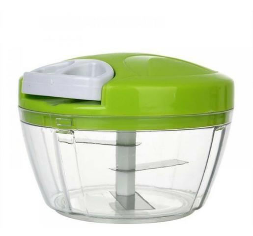 Mini Processador Manual Alimentos Triturador 3 Laminas - Foto 2