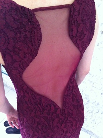 Vestido longo, vinho, formatura - Foto 5