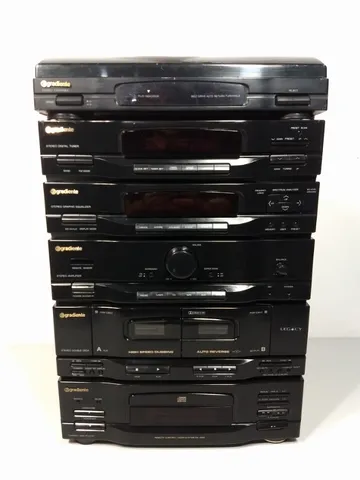 Aparelho de Som Gradiente, Toca Fitas, Rádio, Toca Discos, Equalizador 2  Caixas Acústicas a Retirar, Produto Vintage e Retro Gradiente Usado  92034812