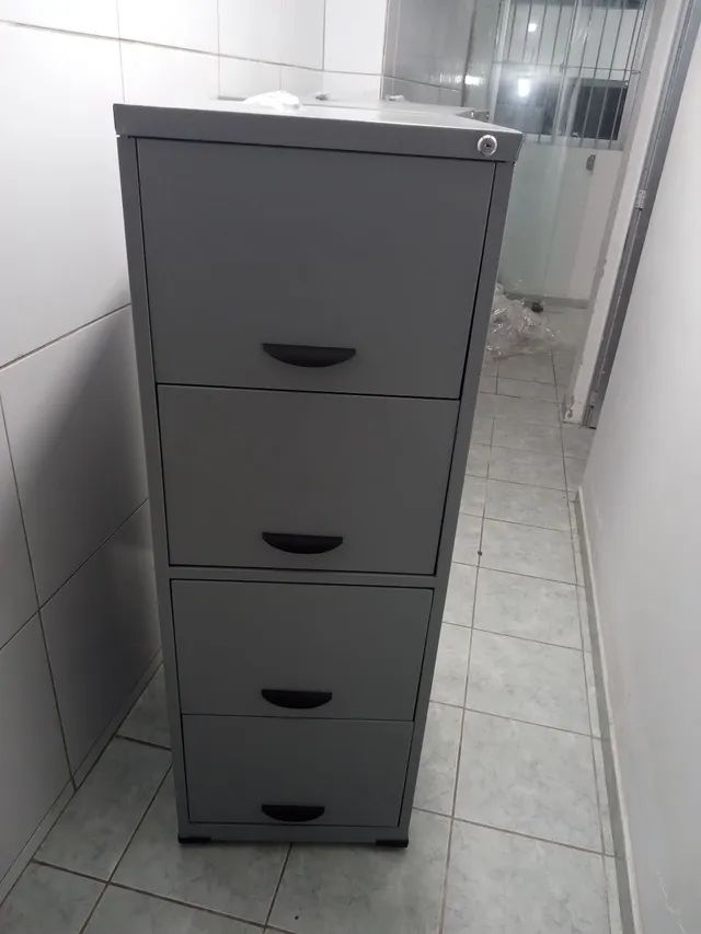 Arquivo de aço com 04 gavetas pasta suspensa  - Foto 4