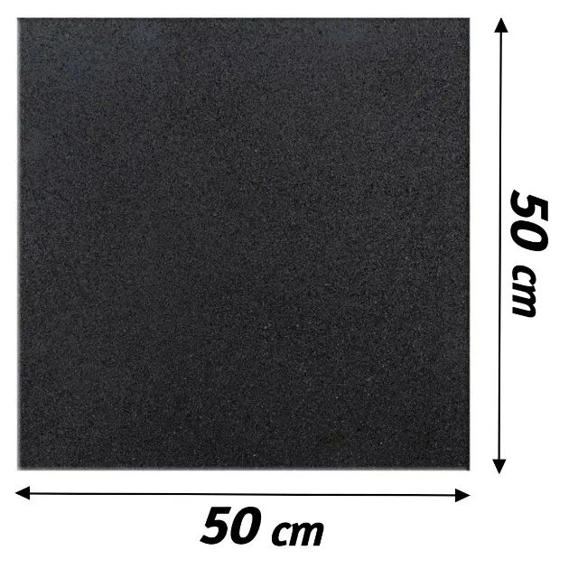 Piso de borracha para academia - espessura 15mm - placas de 50x50 - Foto 2