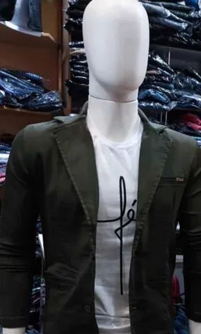 Blazer Masculino Verde Militar  - Foto 2