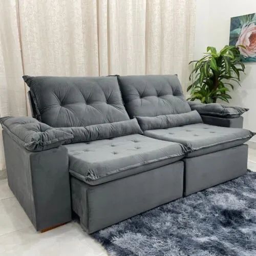 Sofá Retrátil Reclinável  2,30m Vegas l987