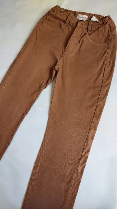 Calça Jeans Marca Kids Denin Boys Tam 11/12 (146 cm) Cor Marron em ótimo estado - Foto 3