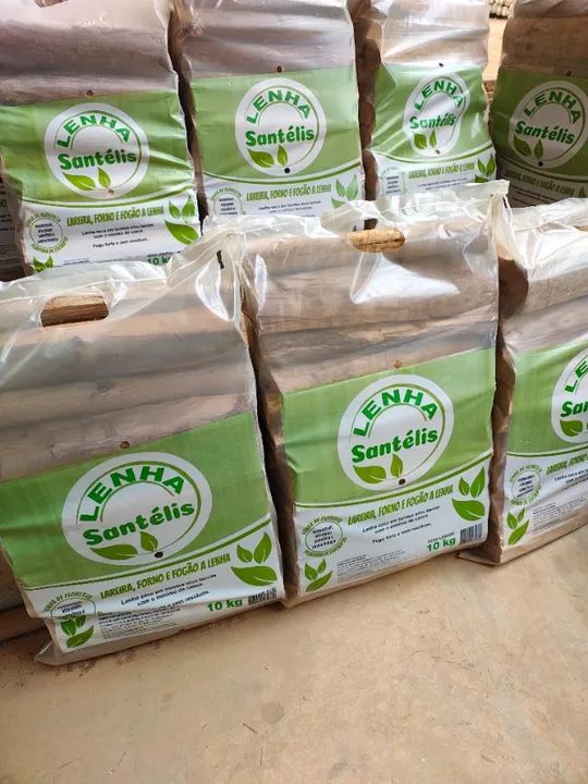 Lenha ensacada