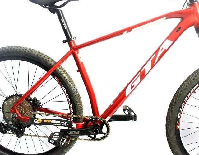 Bicicleta Aro 29 Alumínio Shimano Deore 12v Freios MT200 Suspensão a Ar e Retorno 21451 - Foto 2