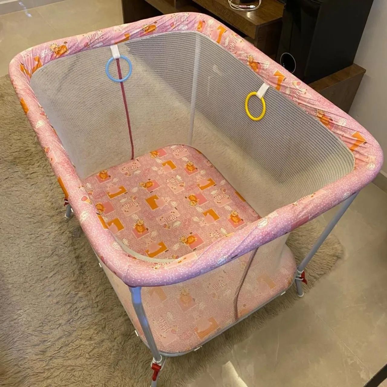 Cercadinho / pinteiro com tela de proteção  - Foto 3