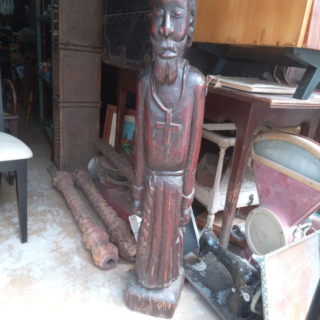 Estátua em madeira nobre - Foto 2