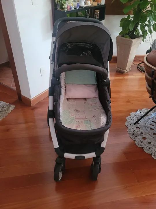 Carrinho Dzieco Maly com bebê Conforto 3 em 1 - Foto 2