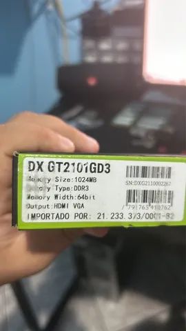 Placa de vídeo Gt 210 1gb nova  - Foto 4