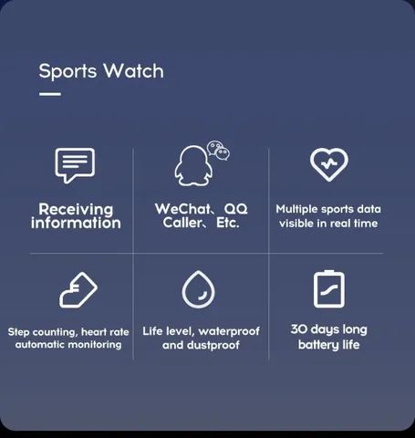 Relógio Smartwatch D20 Y68 Bluetooth p/ Android e iOS - Foto 6