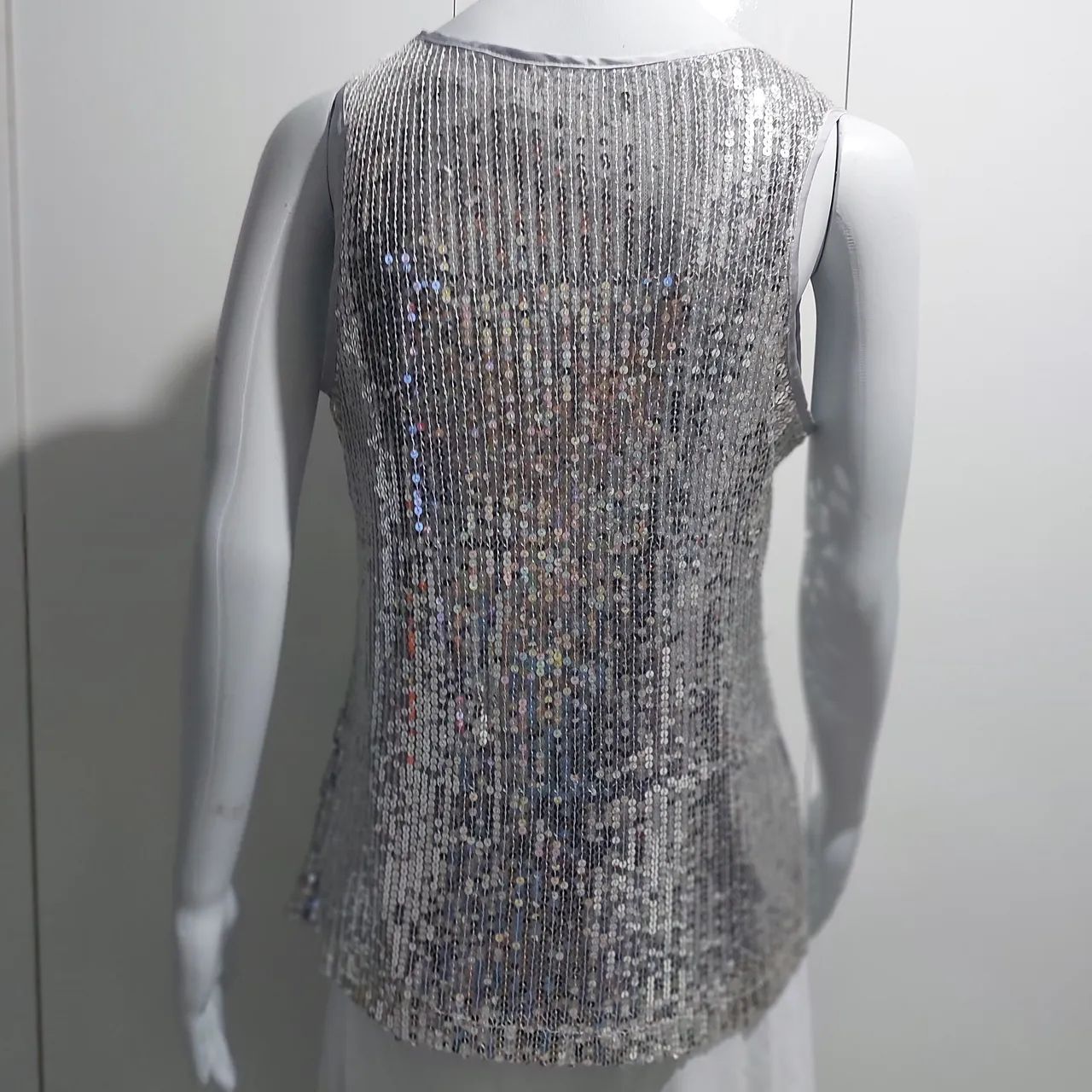 Blusa de paete Prata - Foto 3