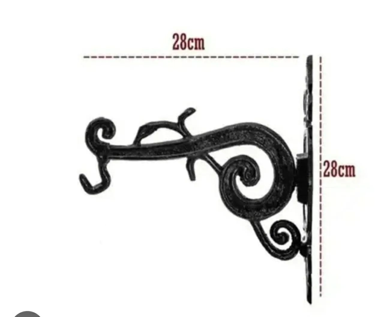 Suporte para plantas ferro fundido  - Foto 2