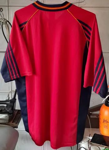 CAMISA SELECAO ESPANHA ADIDAS COPA 1998 FRANCA FRETE GRATIS - Foto 3