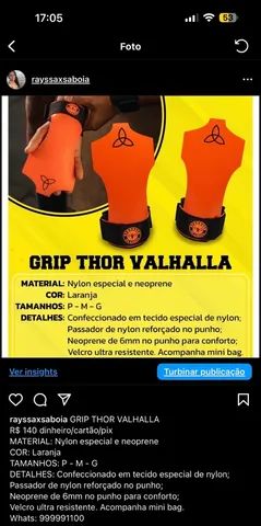 GRIP THOR VALHALLA R$ 140