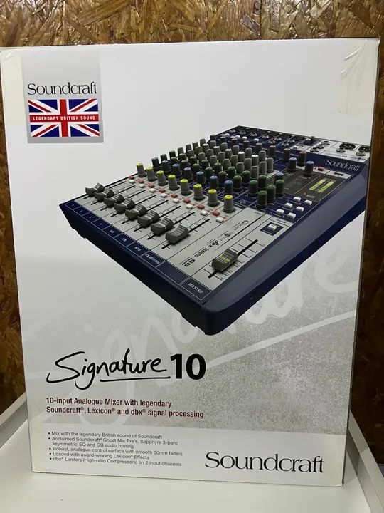 Mesa De Som Soundcraft Signature 10