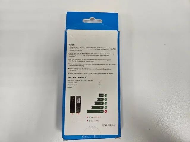 HD Externo case para m.2 nvme SSD Tipo C 3.1 e USB R$ 90,00 pix  - Foto 3