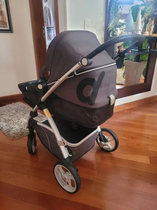 Carrinho Dzieco Maly com bebê Conforto 3 em 1